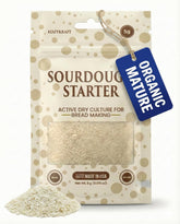 Kozy Kraft Sourdough 5g pouch ready for activation and shelf stability.