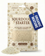 Kozy Kraft Sourdough 5g pouch ready for activation and shelf stability.