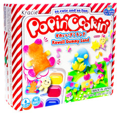 Kracie Popin' Cookin Gummy Land kit flavor packets for lemon and grape