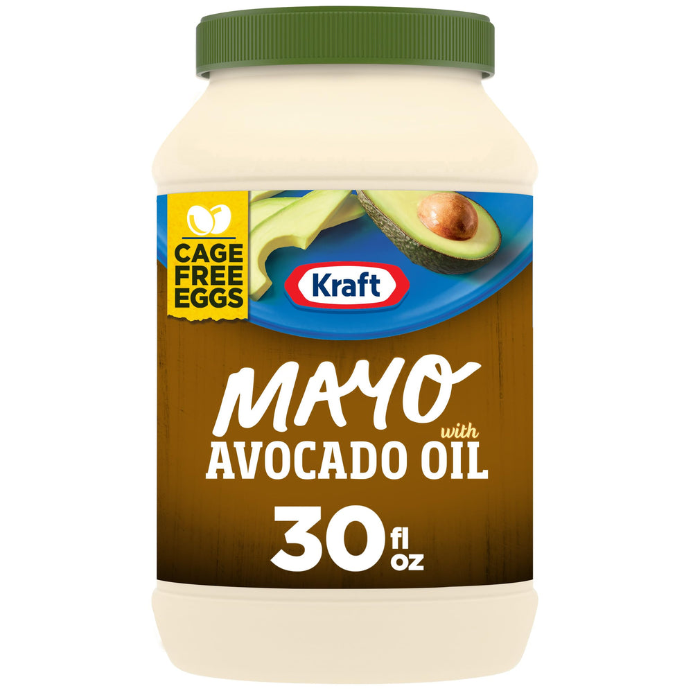 Kraft Avocado Oil Mayo jar – creamy spread ideal for sandwiches