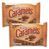 Kraft Caramels two-bag pack for sharing and pantry staples.