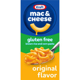 Kraft Gluten Free Mac and Cheese box with original flavor for quick gluten-free dinners.