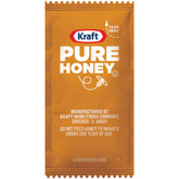 Kraft Honey single-serve packet front view for quick sweetening