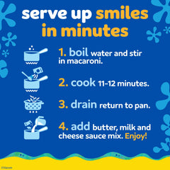 Kraft Mac and Cheese cooking directions for fast weeknight dinners.