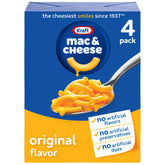 Kraft Mac and Cheese four-box pack ready for quick family dinners