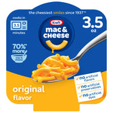 Kraft Mac & Cheese bowl with macaroni pasta and creamy sauce ready to eat.