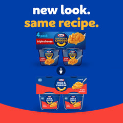 Kraft Mac & Cheese Cups microwave-ready for quick meals