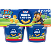 Kraft Mac and Cheese Paw Patrol cups front view for kid-friendly meals