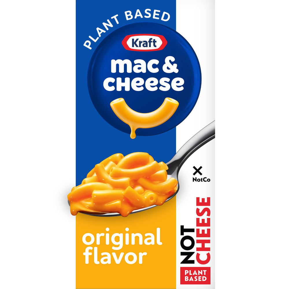 Kraft NotCo Original Plant Based Mac & Cheese box offers dairy-free comfort for busy nights