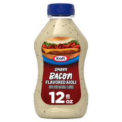 Kraft Smoky Hickory Bacon Aioli bottle ready for dipping.