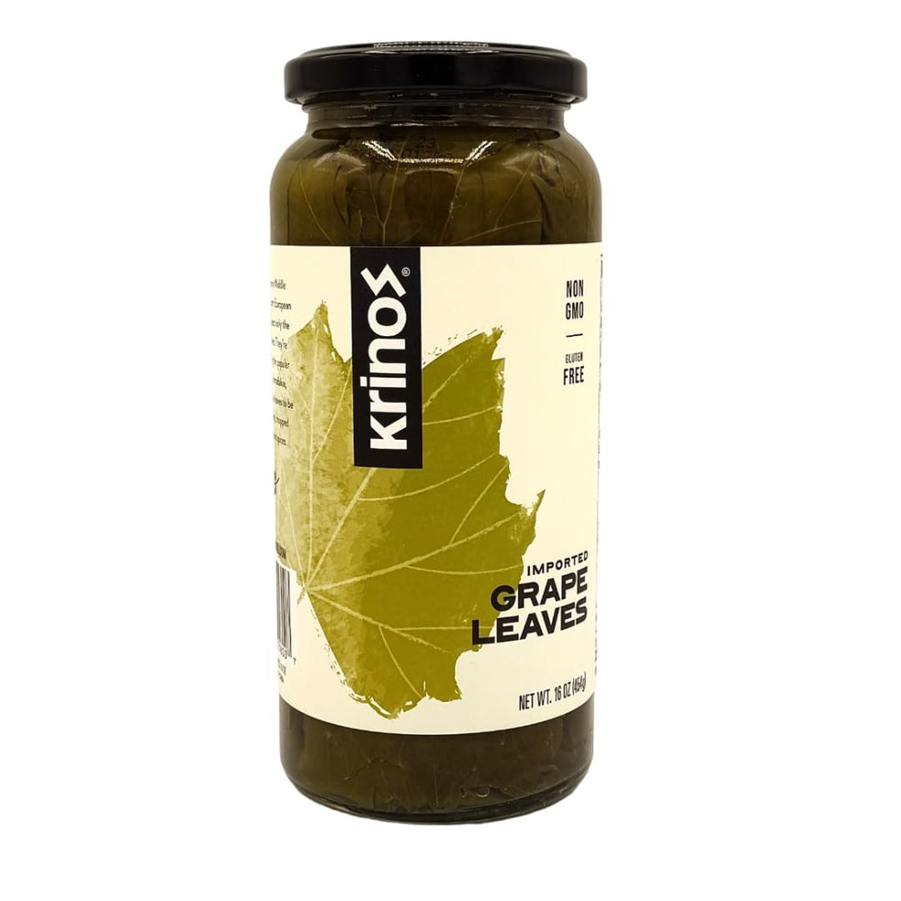 Krinos grape leaves in a jar - premium quality, ready for dolmas