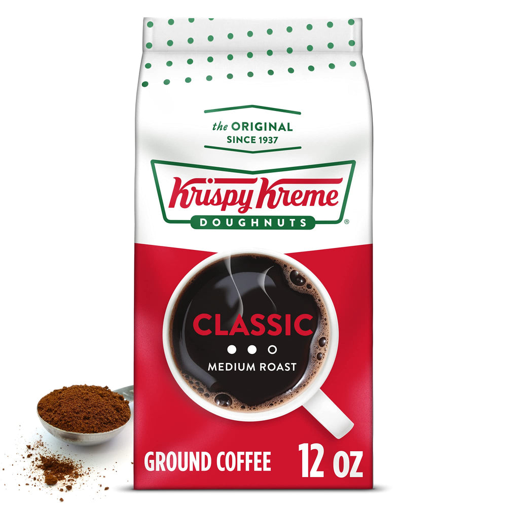 Krispy Kreme Classic coffee 12oz bag ready for home brewing