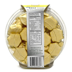 Krunchy Melts meringue cookies on-the-go packaging invites convenient snacking.