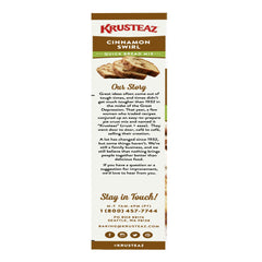 Krusteaz sliced loaf on plate, perfect for a quick snack.