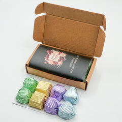 Ksana Choco Luxury Box featuring an artisanal orchid tablet for elegant gift-giving