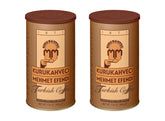 Kurukahveci Mehmet Efendi Turkish coffee foam in cezve for authentic brews.