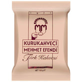 Kurukahveci Mehmet Efendi Turkish coffee foam highlights authentic aroma, perfect for a traditional cup.