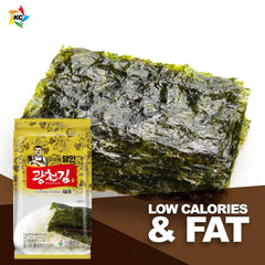 KC KWANGCHEONKIM Kimnori sea salt finish on lightly roasted laver.