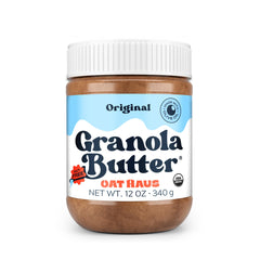 KWEEN Oat Haus Granola Butter jar, ideal allergen-free snack for nut-free lunches