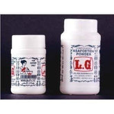 L.G. Asafoetida Hing Powder Pack 2, front view, enhances aroma for cooking.