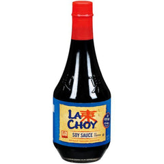 La Choy All-Purpose Soy Sauce 2-pack bottle for flavorful meals and quick seasoning.