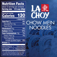 La Choy Chow Mein Noodles crunchy texture suggesting light, crispy bites