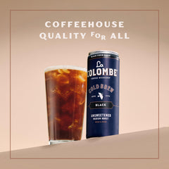 Cold brew being poured into a glass for a smooth, bold sip.