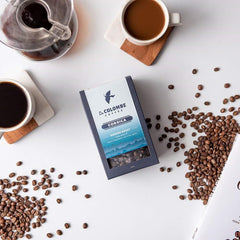 La Colombe Corsica flavor notes highlight baker's chocolate, red wine, and spices.