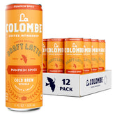 La Colombe Pumpkin Spice Latte can front view highlighting seasonal flavor