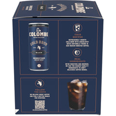 La Colombe Pure Black pour into glass reveals smooth, bold flavor.