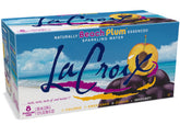 La Croix Beach Plum can front view, crisp calorie-free refreshment for on-the-go hydration