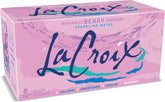 La Croix Berry Sparkling Water 12oz can, crisp berry flavor for refreshing hydration.