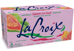 La Croix Guava Sao Paulo bottle highlights tropical flavor and zero calories.