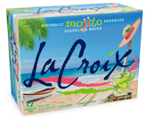 La Croix Mojito can front showing refreshing zero calories and natural flavors