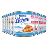 La Lechera packaging shown, a versatile pantry staple for family desserts.