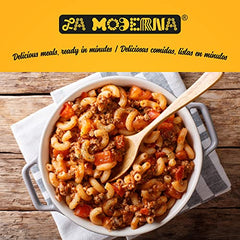 La Moderna pasta cooks in minutes for fast dinners.