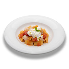 La Molisana Rigacuore N.1000 served with sauce highlights heart shapes and charm