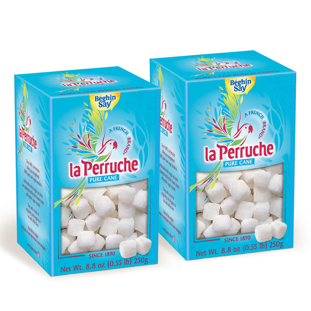 La Perruche sugar cubes for tea time, delivering delicate sweetness as you stir your cup.