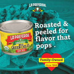 LA PREFERIDA vegan-friendly diced chiles add savory plant-based flavor
