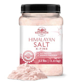 LA SALT CO Kashmir pink salt jar with fine grains for cooking