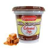 La Serenisima dulce de leche bottle pour adds rich caramel drizzle.