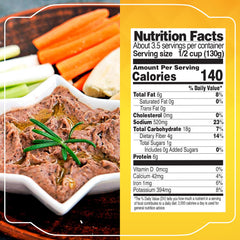 La Sierra Refried Pinto Beans serving bowl showing versatile dip and burrito filling.