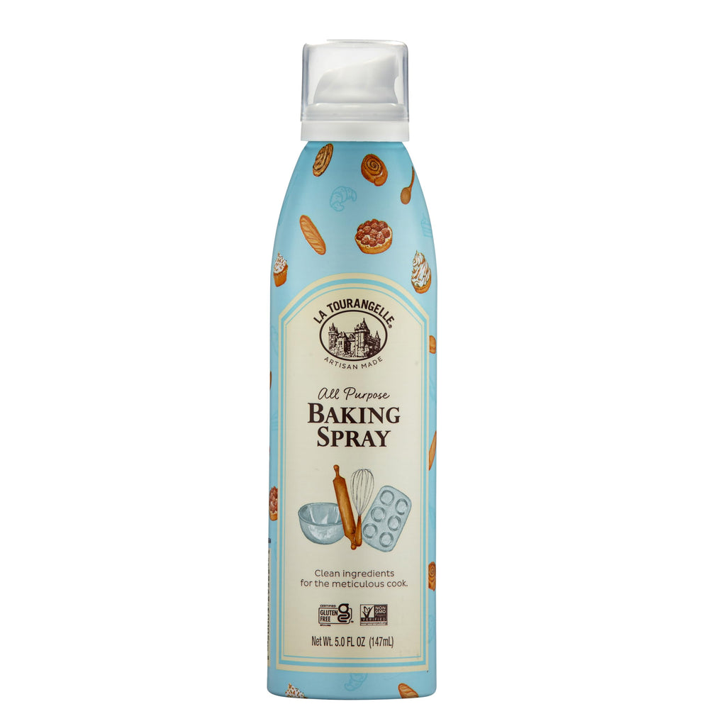 La Tourangelle gluten-free baking spray bottle ready for non-stick cooking.