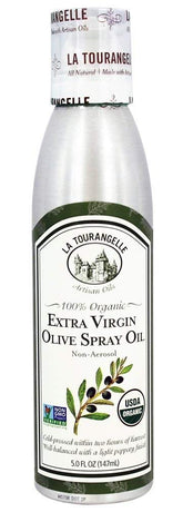 La Tourangelle olive oil spray bottle for light, even application in cooking.