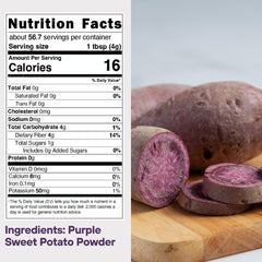 La Voie Foods powder scoop highlights one-ingredient ube for desserts.