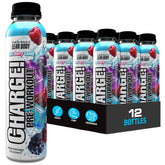 LABRADA Charge pre-workout bottle front, Tart Berry Candy flavor, for pre-workout energy