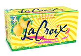 La Croix LimonCello bottle pour, refreshing citrus aroma enhances hydration moments.