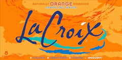 La Croix Orange can open with vibrant citrus scent, ideal for quick thirst quenching