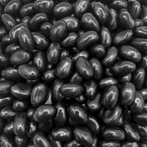 LAETAFOOD Black Licorice Jelly Beans bag shown for buffet display and gatherings.