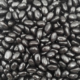 LAETAFOOD black licorice jelly beans bag with glossy shells for bulk buffets